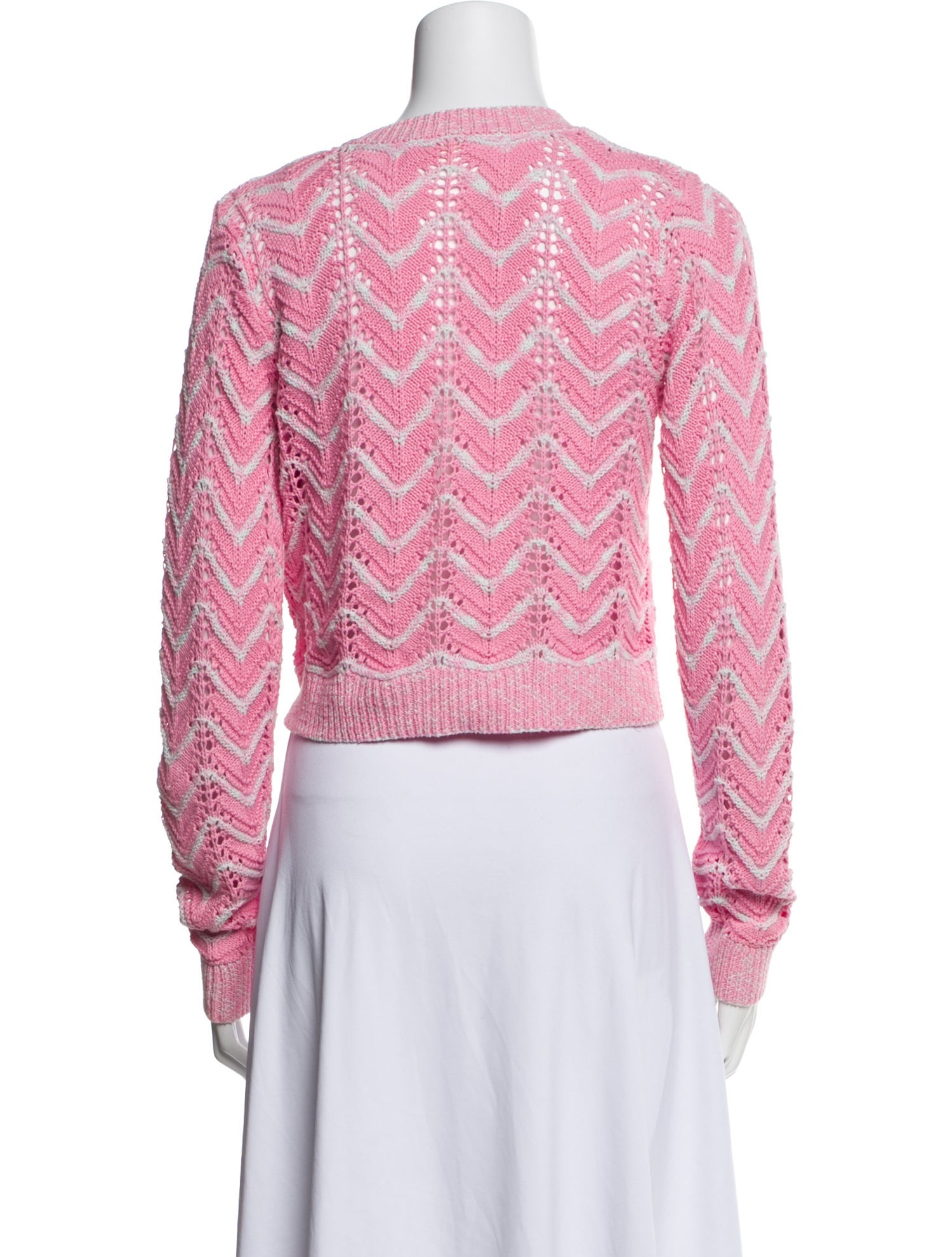 LoveShackFancy Striped Scoop Neck Sweater